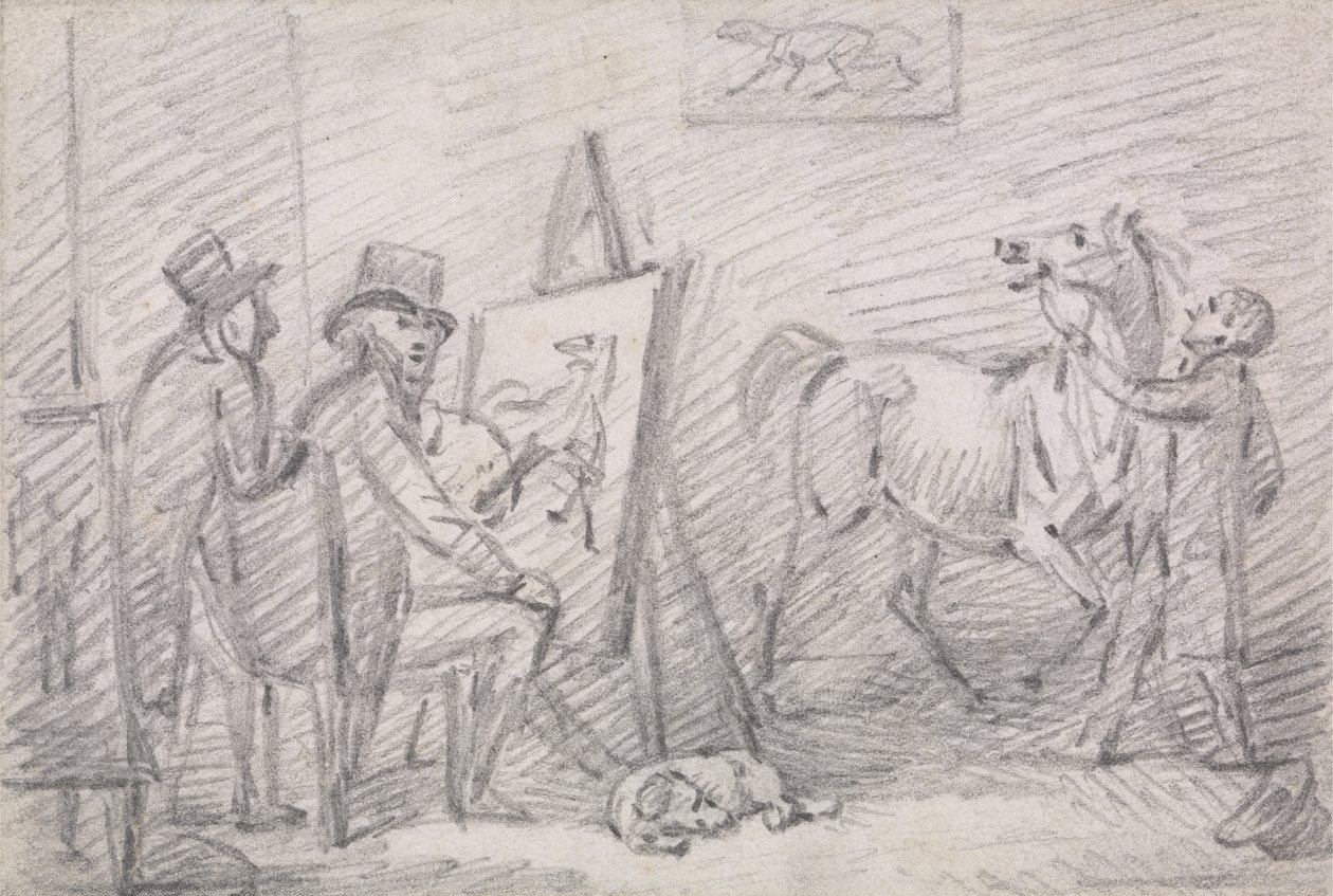 The Artists Studio de Henry Bernard Chalon