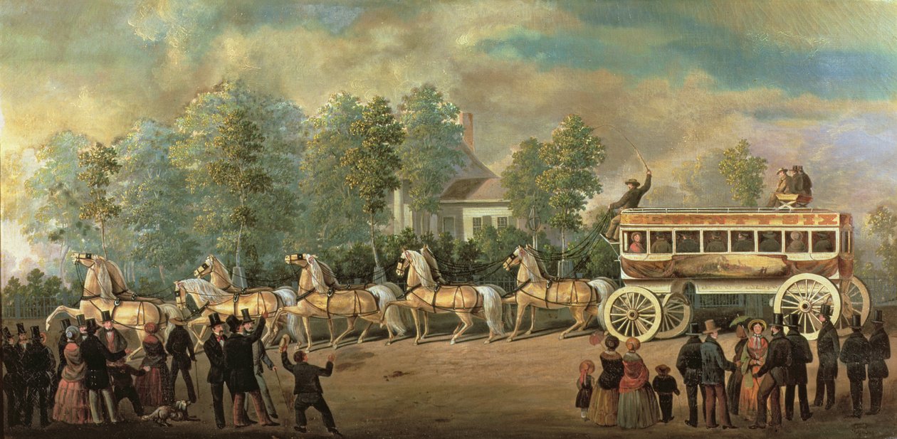 Treinador 76 da Knickerbocker Line, Brooklyn, c.1840-50 de Henry Boese