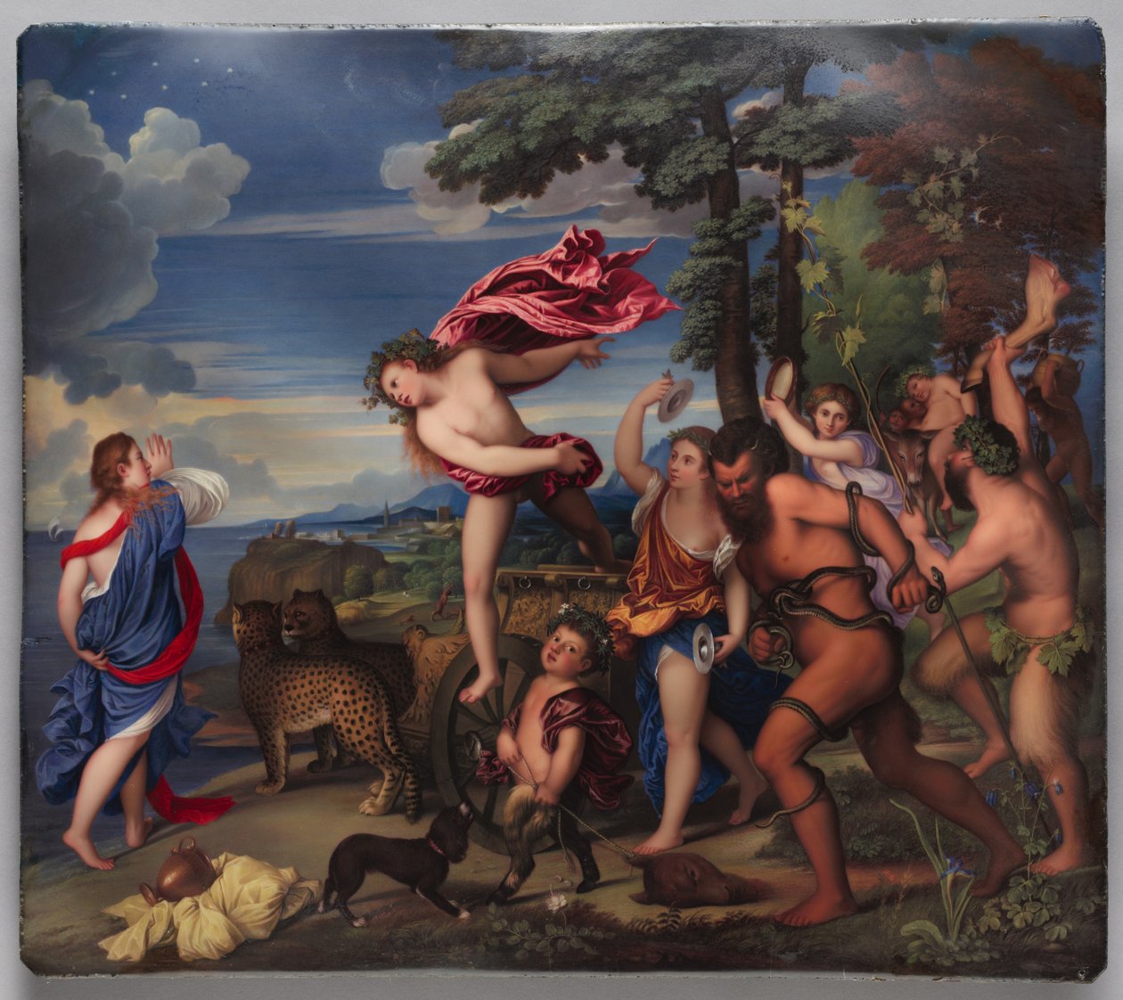 Baco e Ariadne, 1808-1811. de Henry Bone