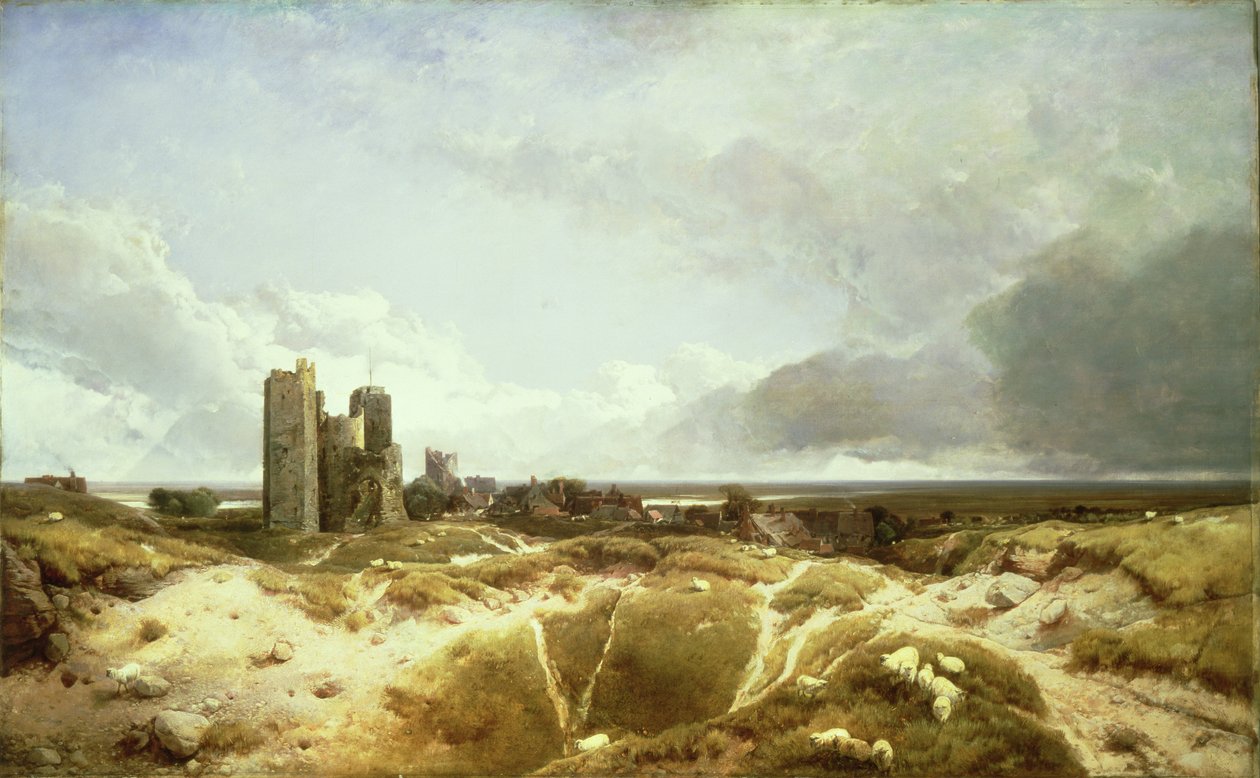 Castelo de Orford, 1856 de Henry Bright