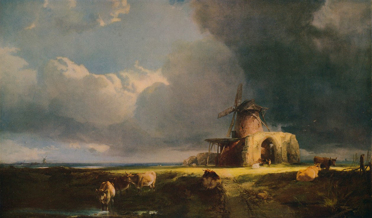 Abadia de St. Benets, no Bure, c1854 de Henry Bright