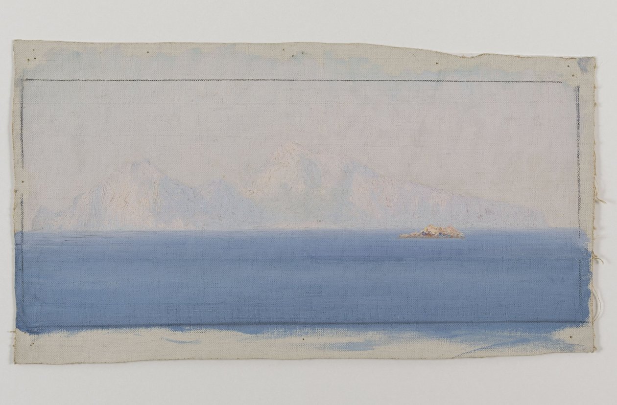 Capri, entre 1910 e 1912 (óleo sobre tela) de Henry Brokman Knudsen