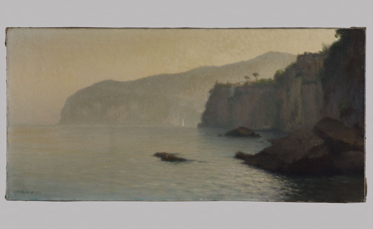 Pequena Costa de Sorrento (cinzento) de Henry Brokman Knudsen