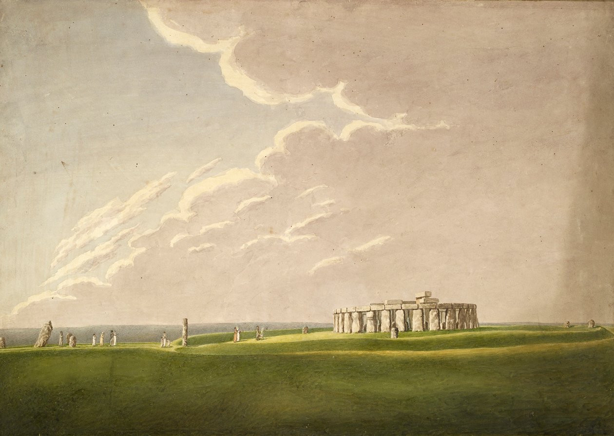 O Grande Templo Antediluviano de Stonehenge: em seu estado original do Norte, 1824-1839 de Henry Browne