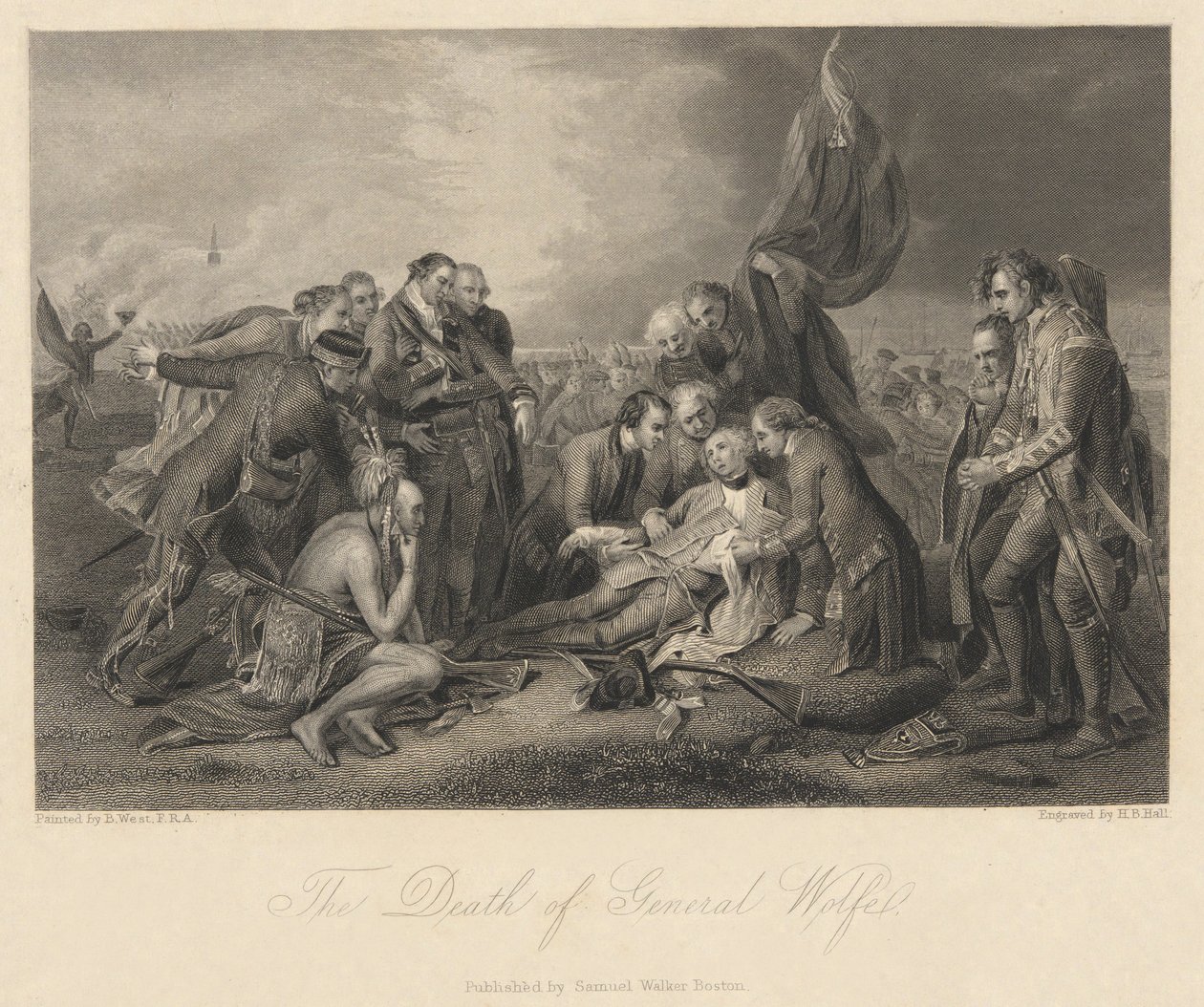 A Morte do General Wolfe de Henry Bryan Hall I