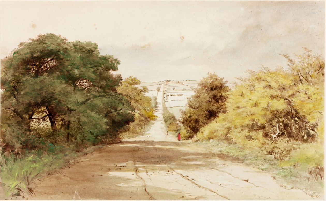 Harlow Hill (bodycolour) de Henry Burdon Richardson