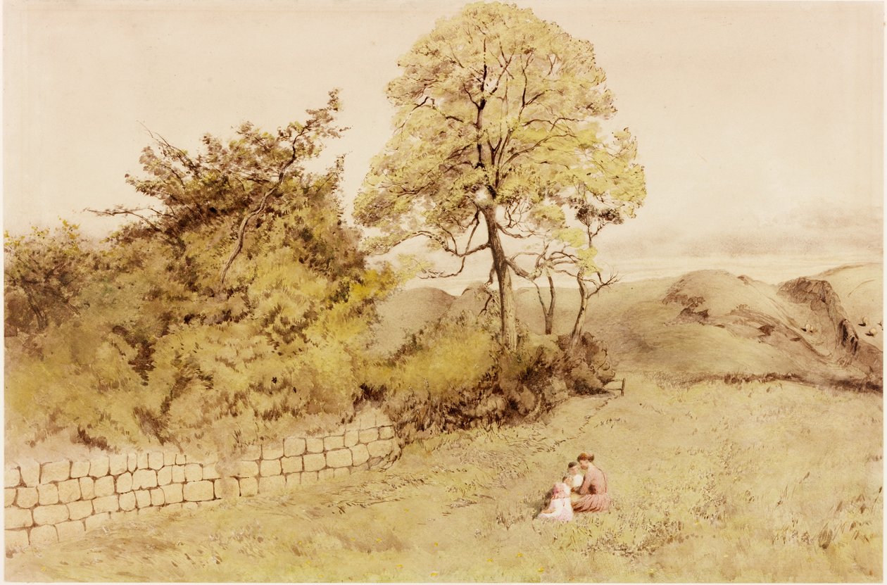 Heddon-on-the-Wall (bodycolour) de Henry Burdon Richardson