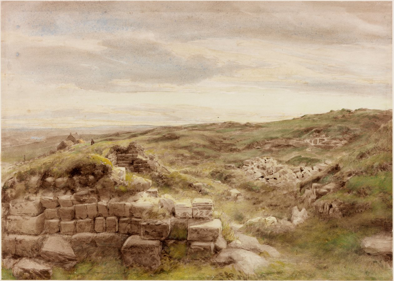 Housesteads (bodycolour) de Henry Burdon Richardson