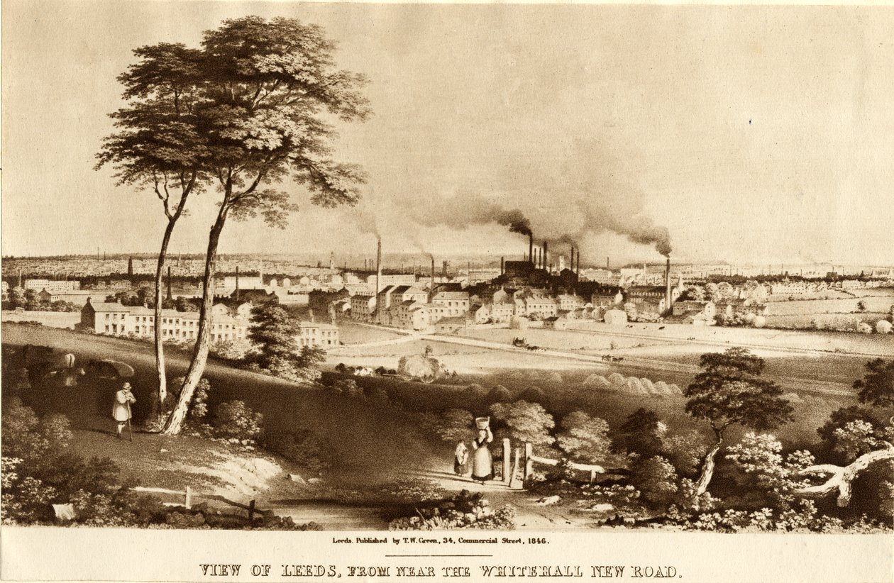 Vista de Leeds, perto da Whitehall New Road de Henry Burn