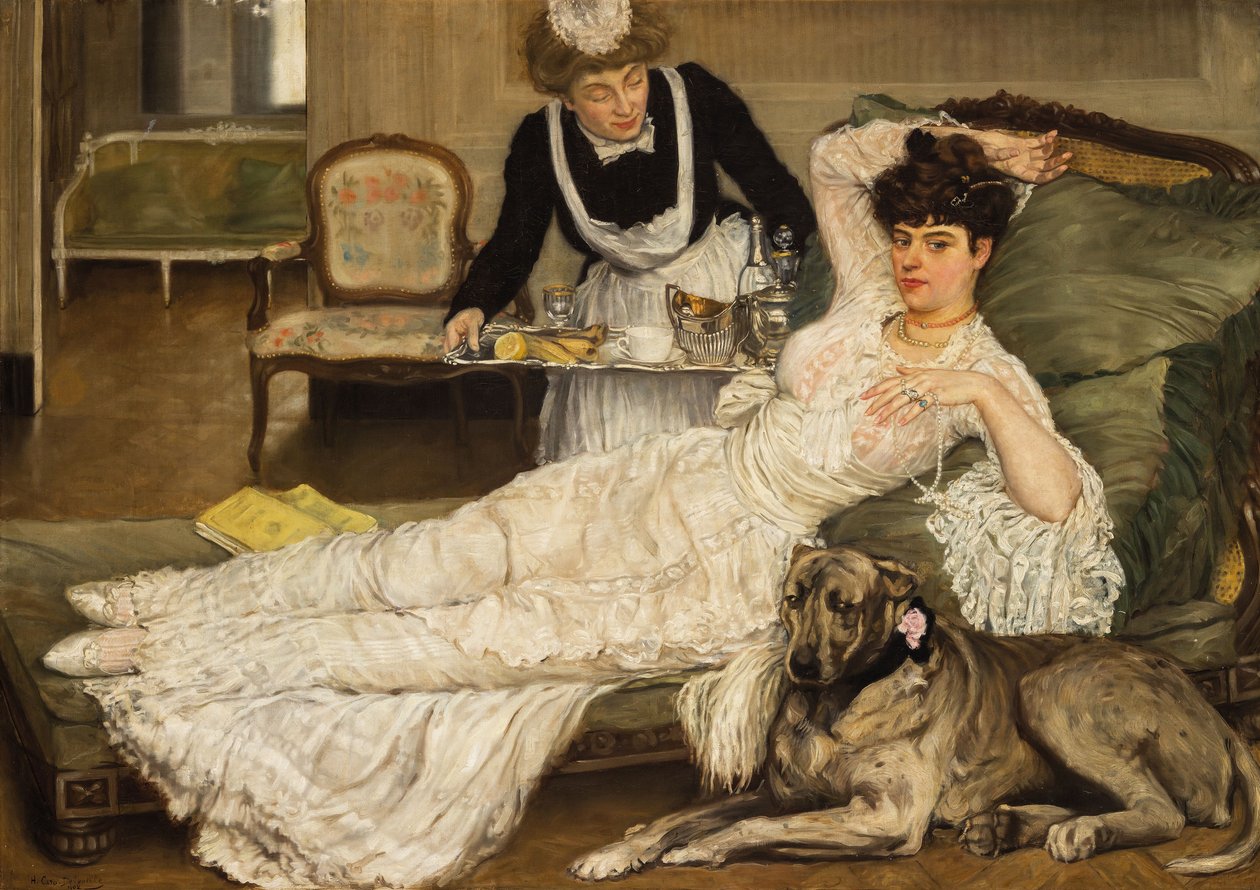 A linda garota, 1902. de Henry Caro Delvaille
