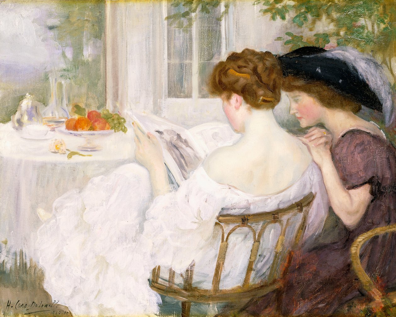 A Carta, 1910 de Henry Caro Delvaille