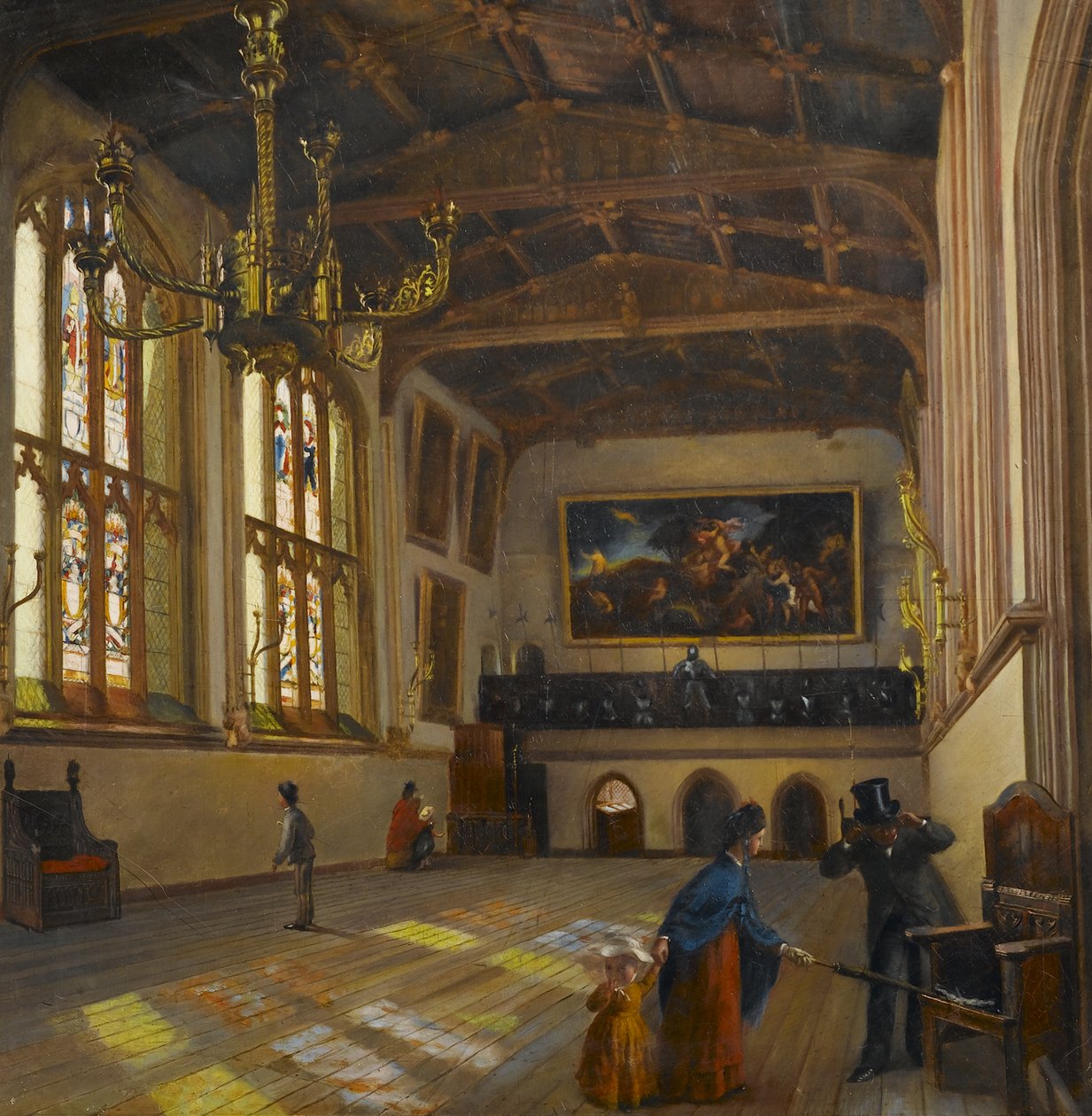 Interior de St. Mary "s Hall, Coventry, 1873 de Henry Carter