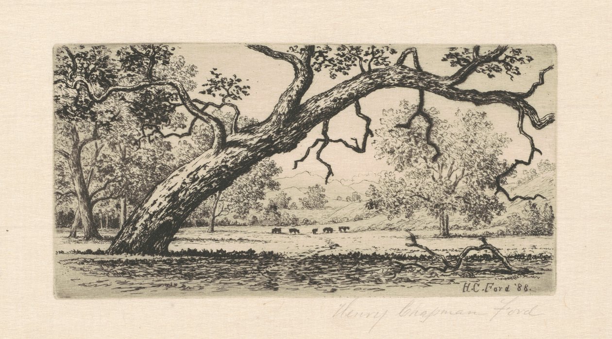 Paisagem da Califórnia, 1888. de Henry Chapman Ford
