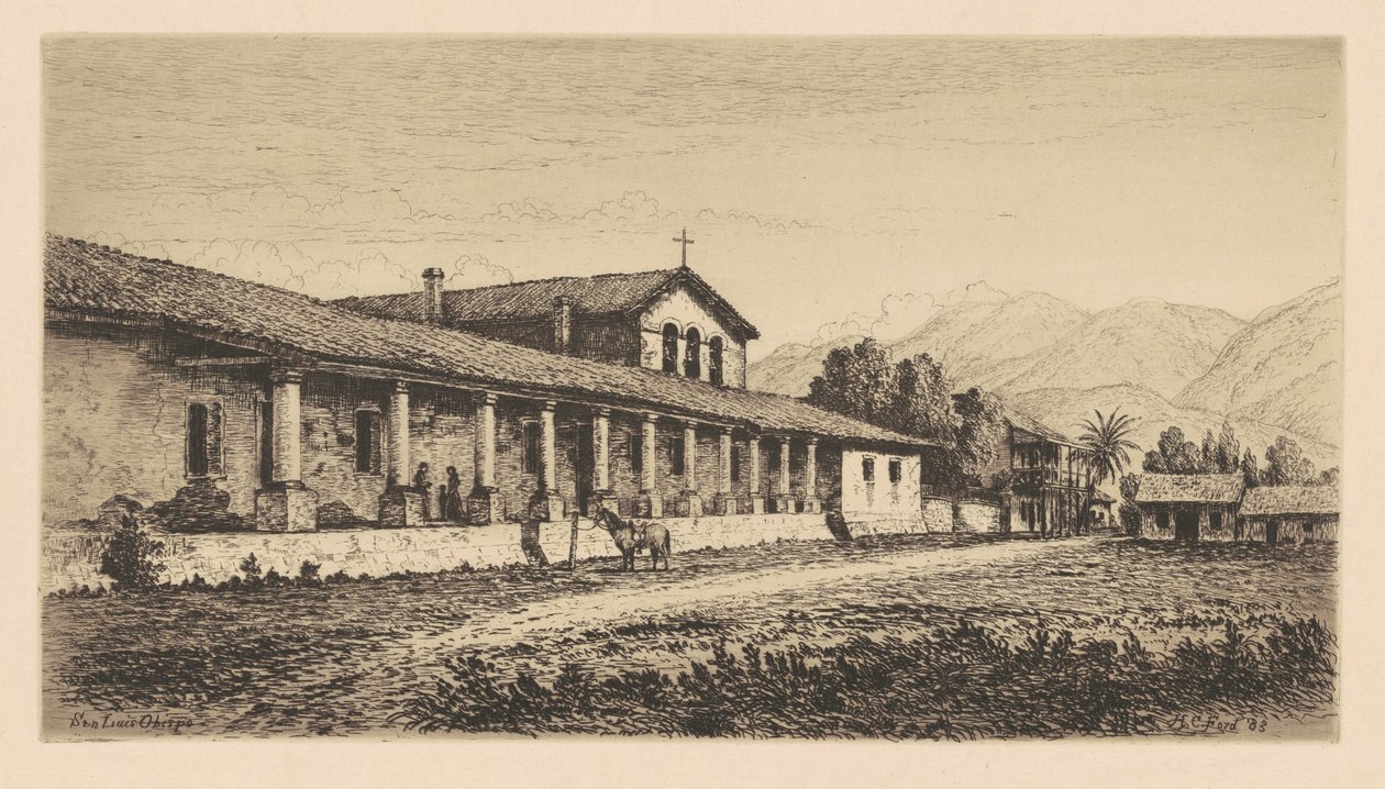 Missão de São Luís, 1883. de Henry Chapman Ford
