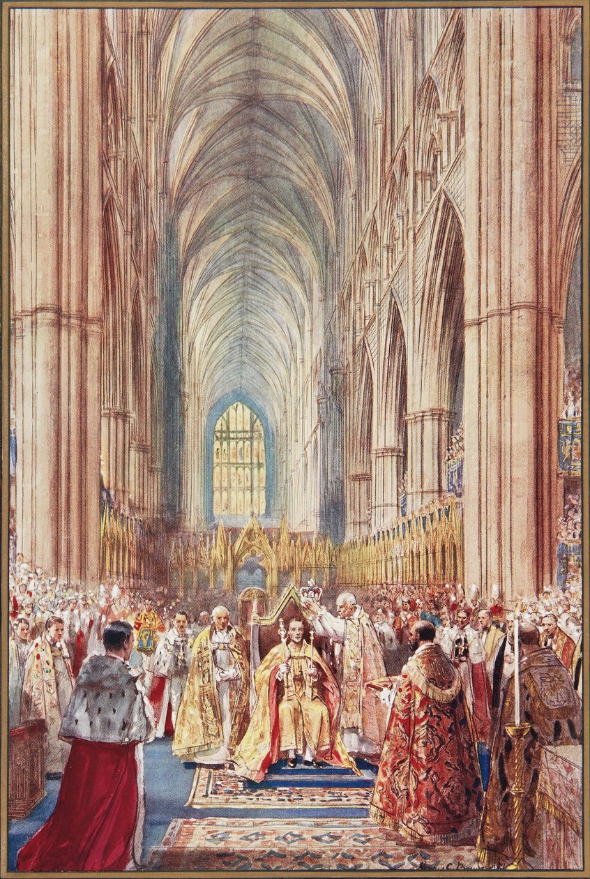 A Coroação do Rei Jorge VI de Henry Charles Brewer