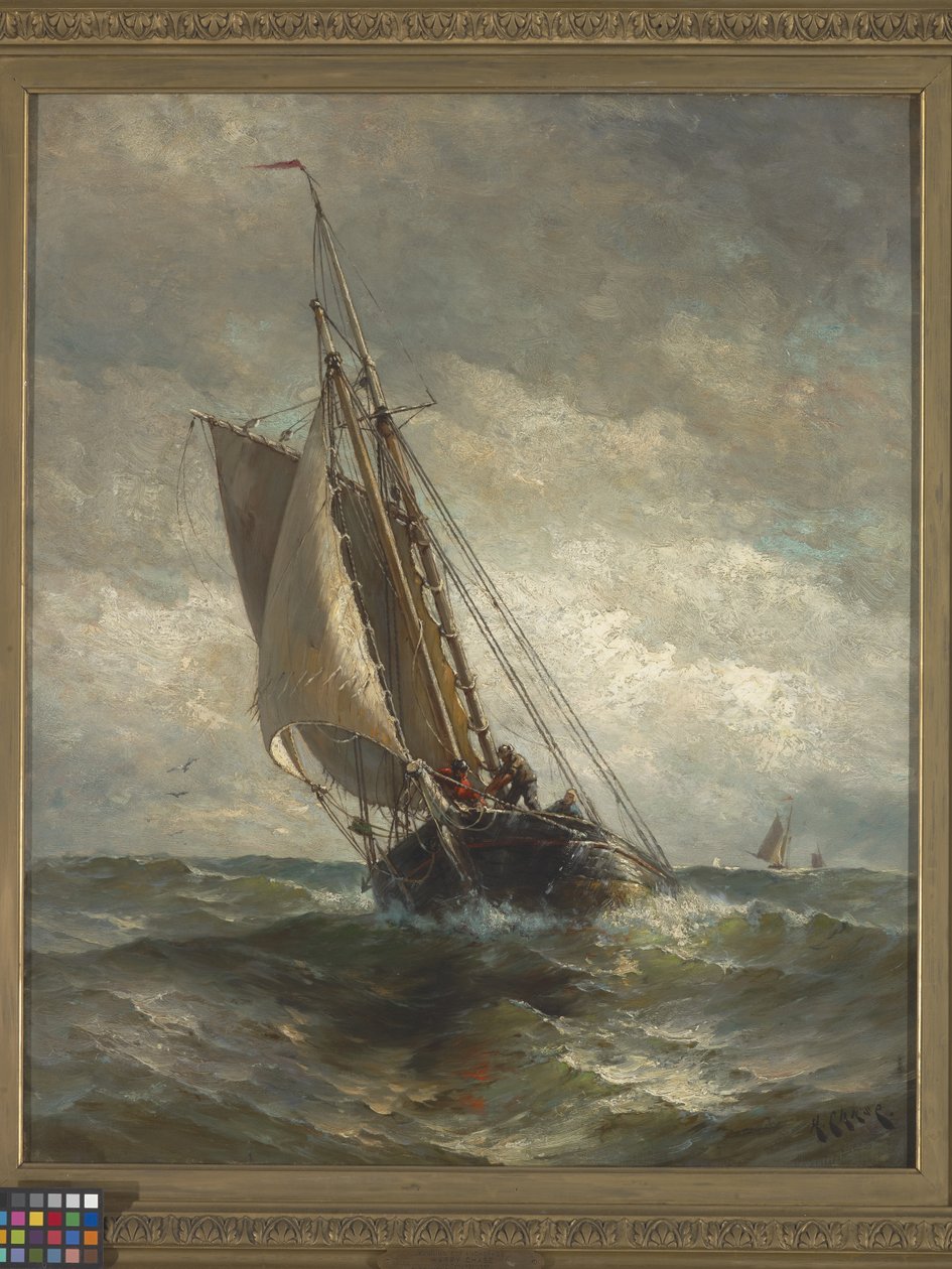 Correr para Anchorage (óleo sobre tela) de Henry Chase