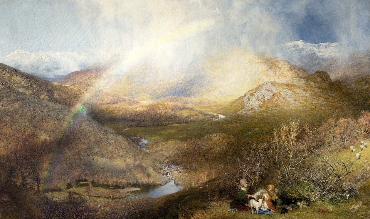 O arco-íris, 1862 de Henry Clarence Whaite