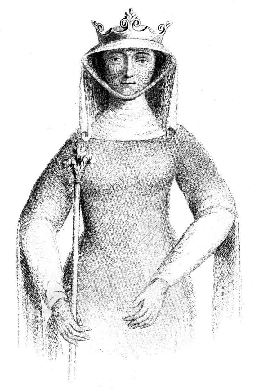 Isabel da França, rainha consorte de Eduardo II da Inglaterra. de Henry Colburn