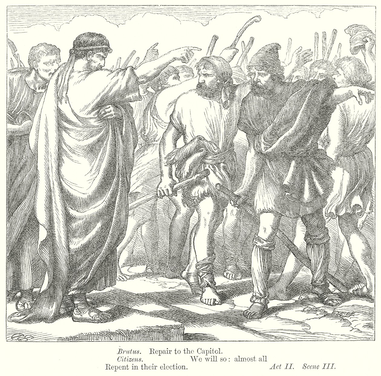 Coriolanus (gravura) de Henry Courtney (after) Selous