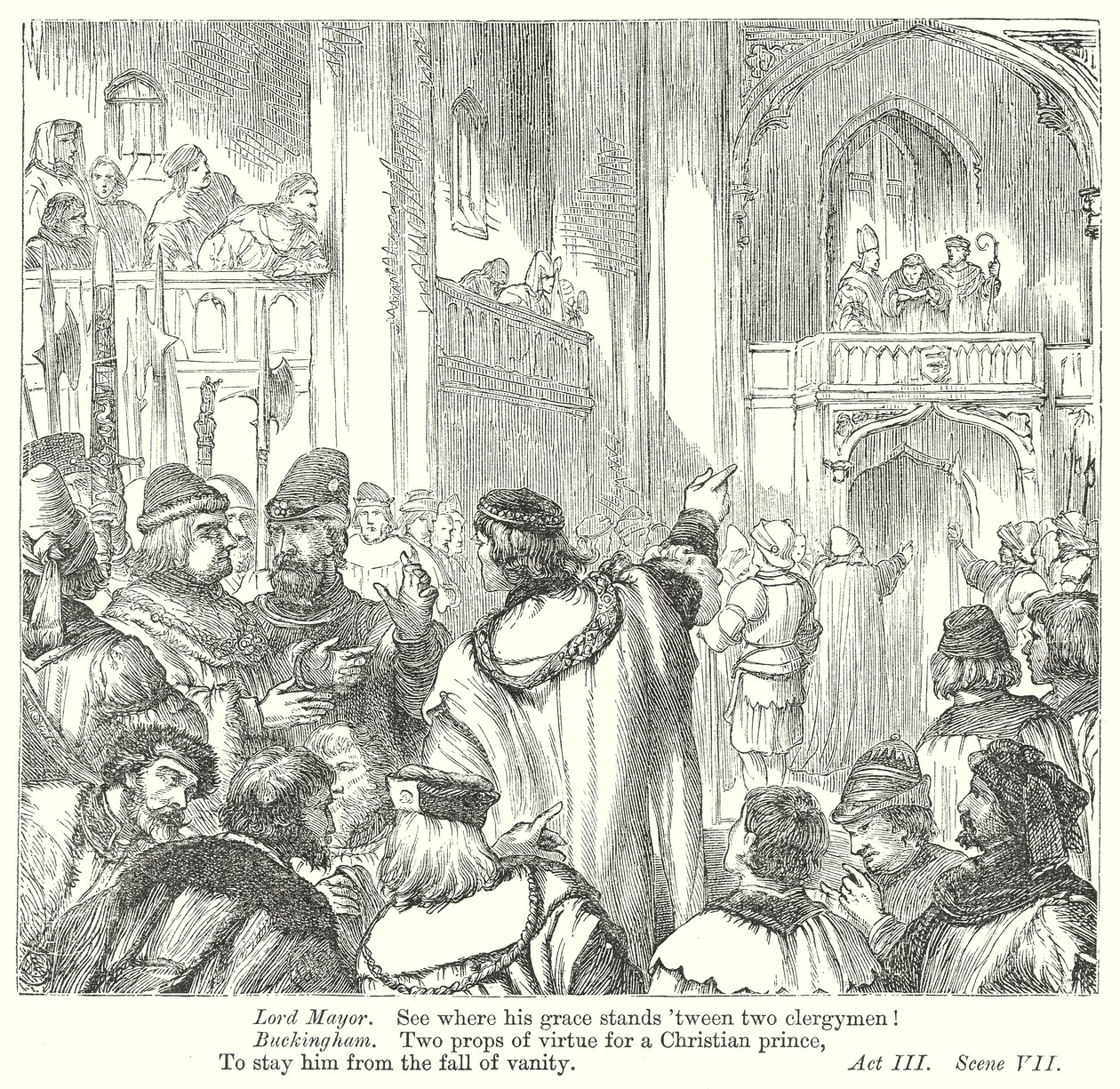 Rei Ricardo III (gravura) de Henry Courtney (after) Selous