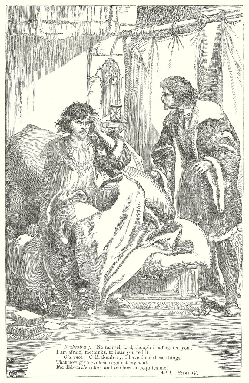 Rei Ricardo III (gravura) de Henry Courtney (after) Selous