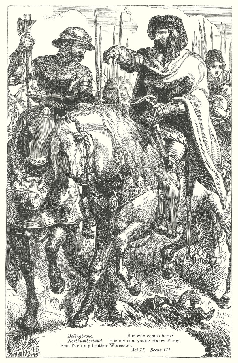 Rei Ricardo II (gravura) de Henry Courtney (after) Selous