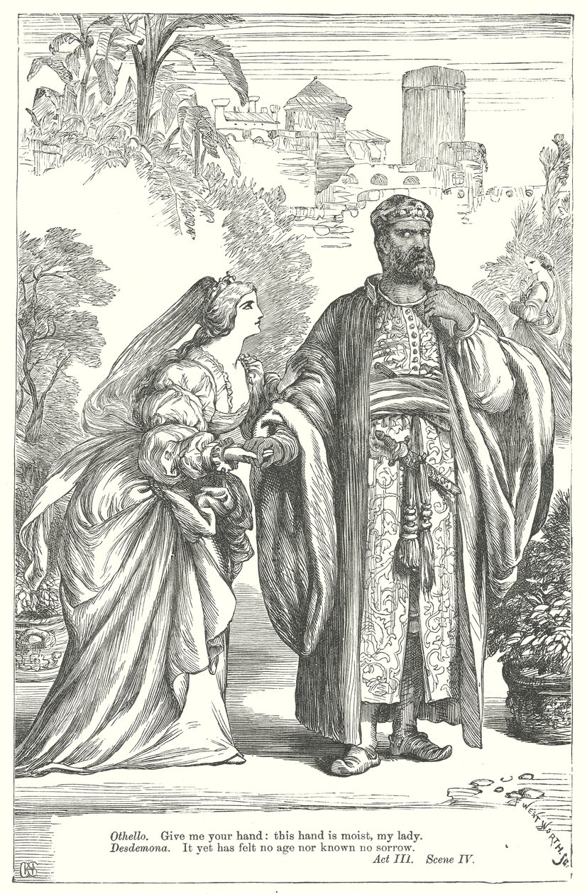 Otelo (gravura) de Henry Courtney (after) Selous