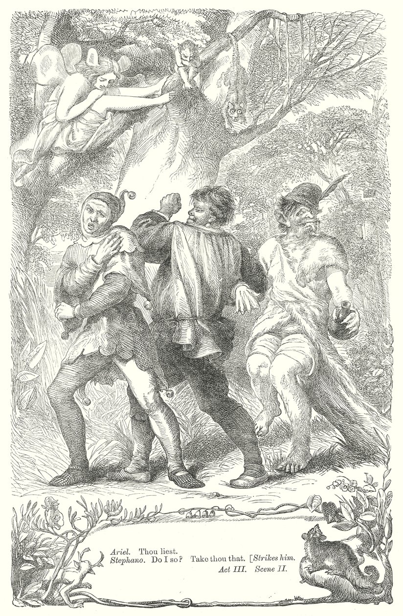 A Tempestade (gravura) de Henry Courtney (after) Selous
