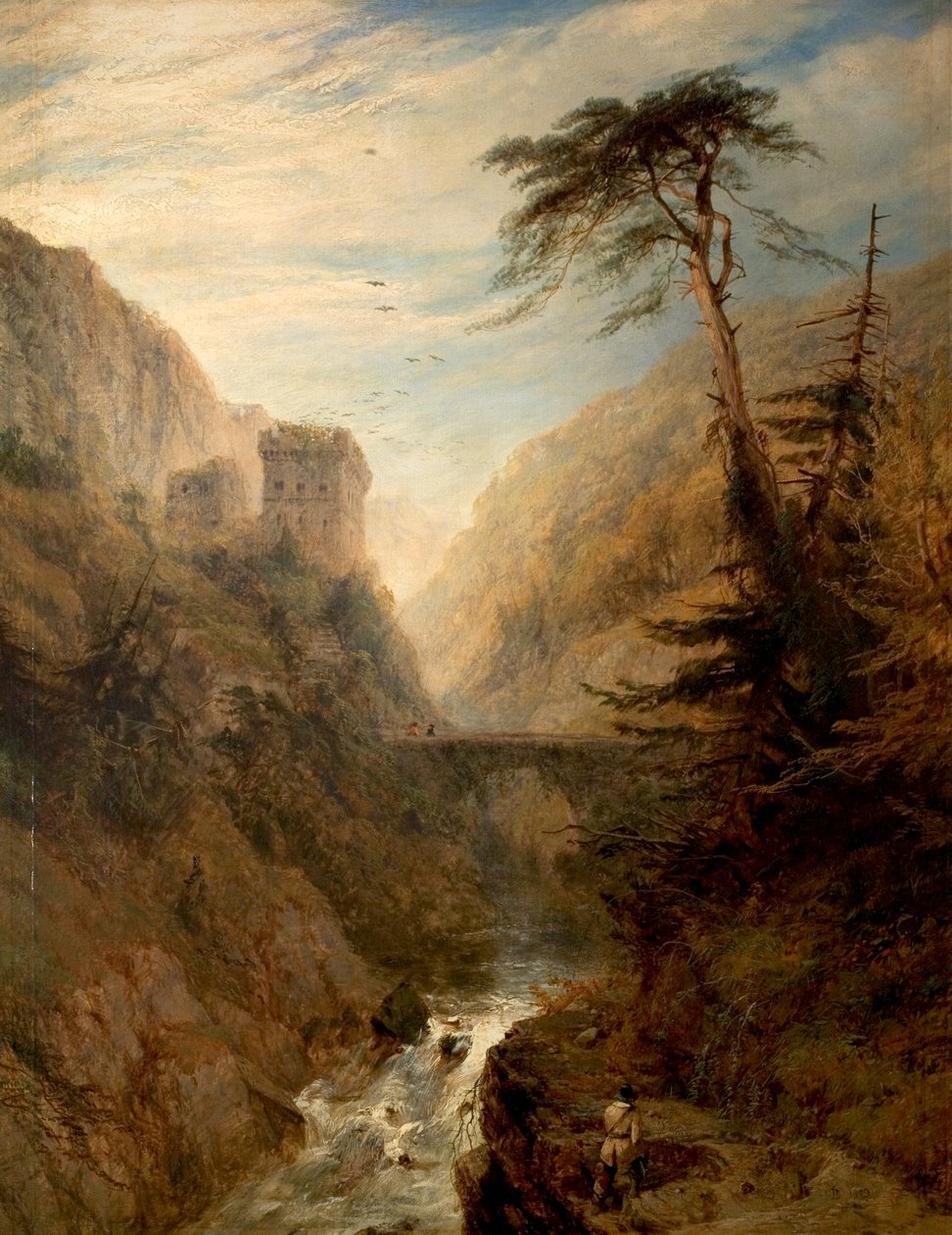 Um Dale de Derbyshire, 1849 de Henry Dawson