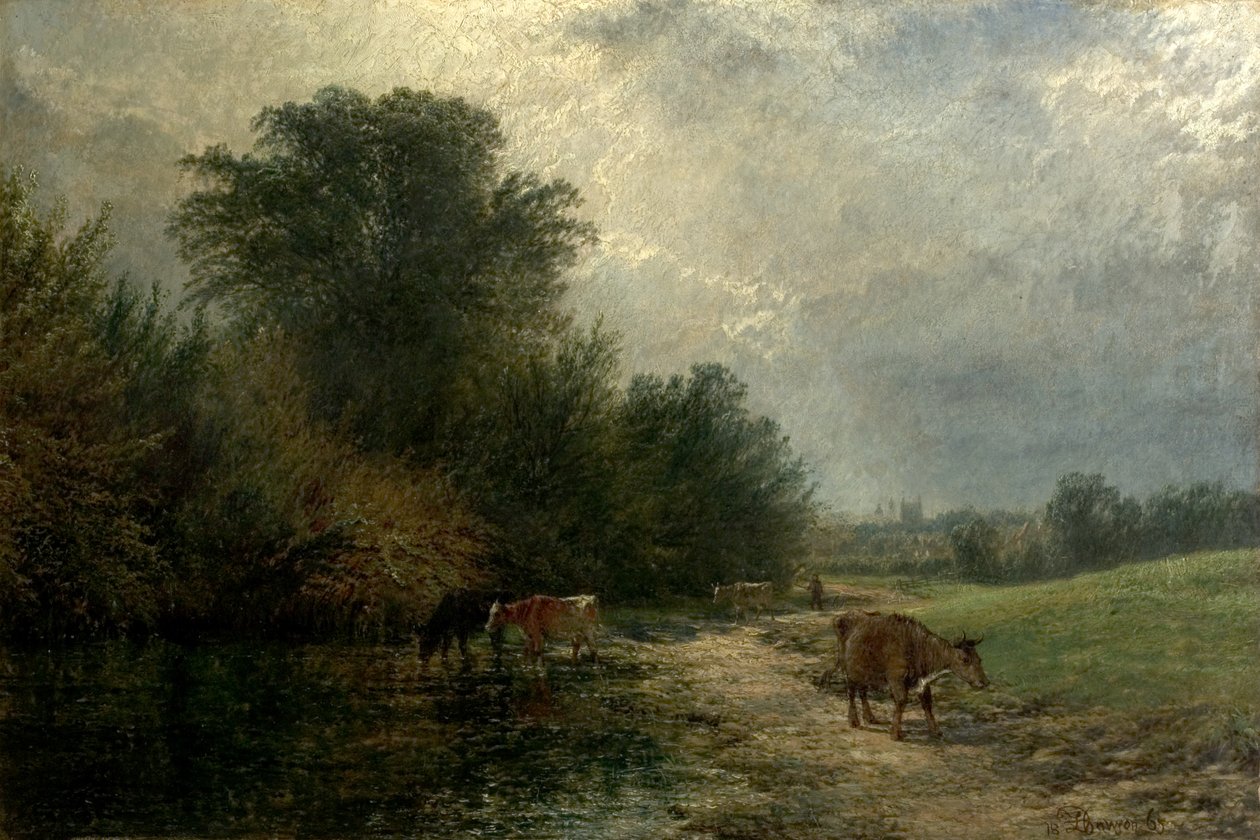Sol e Chuva, 1865 de Henry Dawson