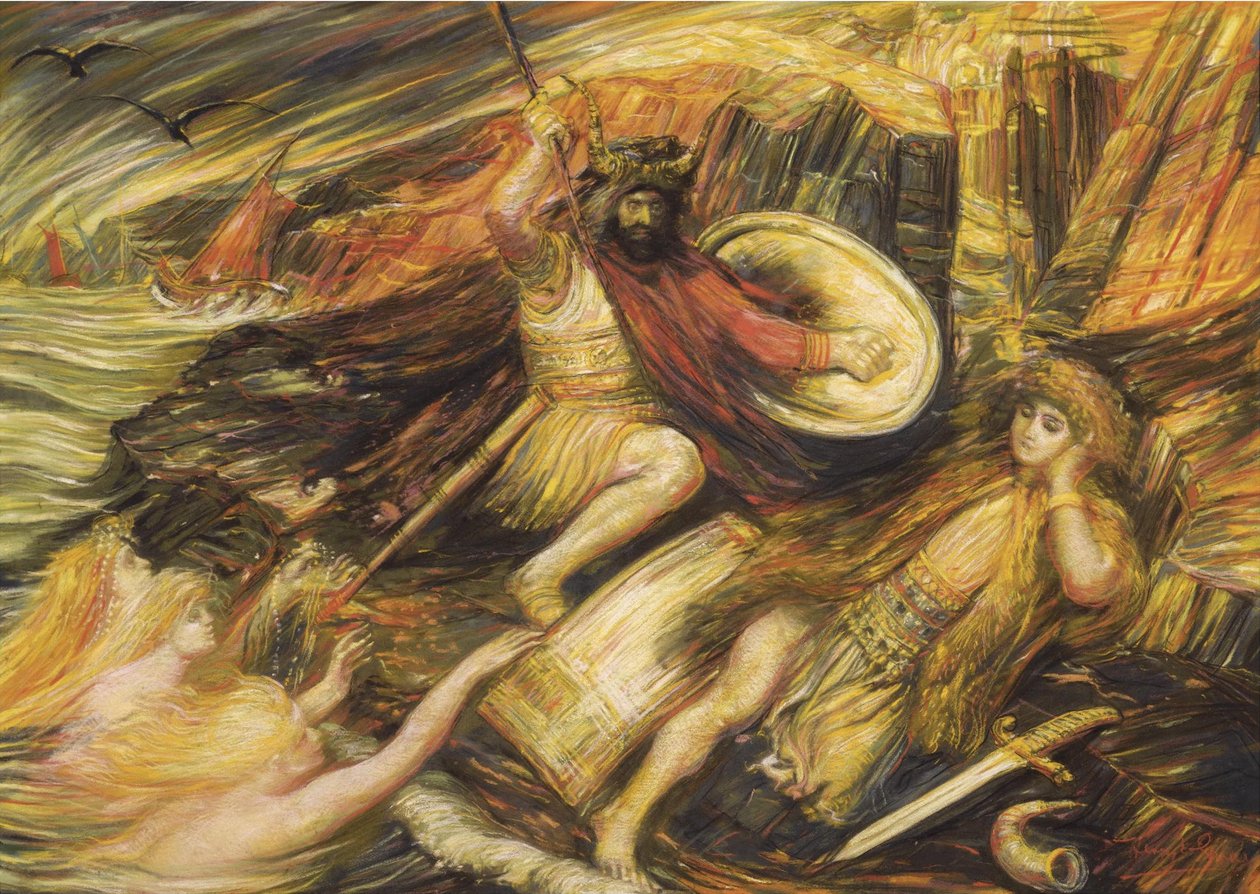 A morte de Siegfried de Henry De Groux