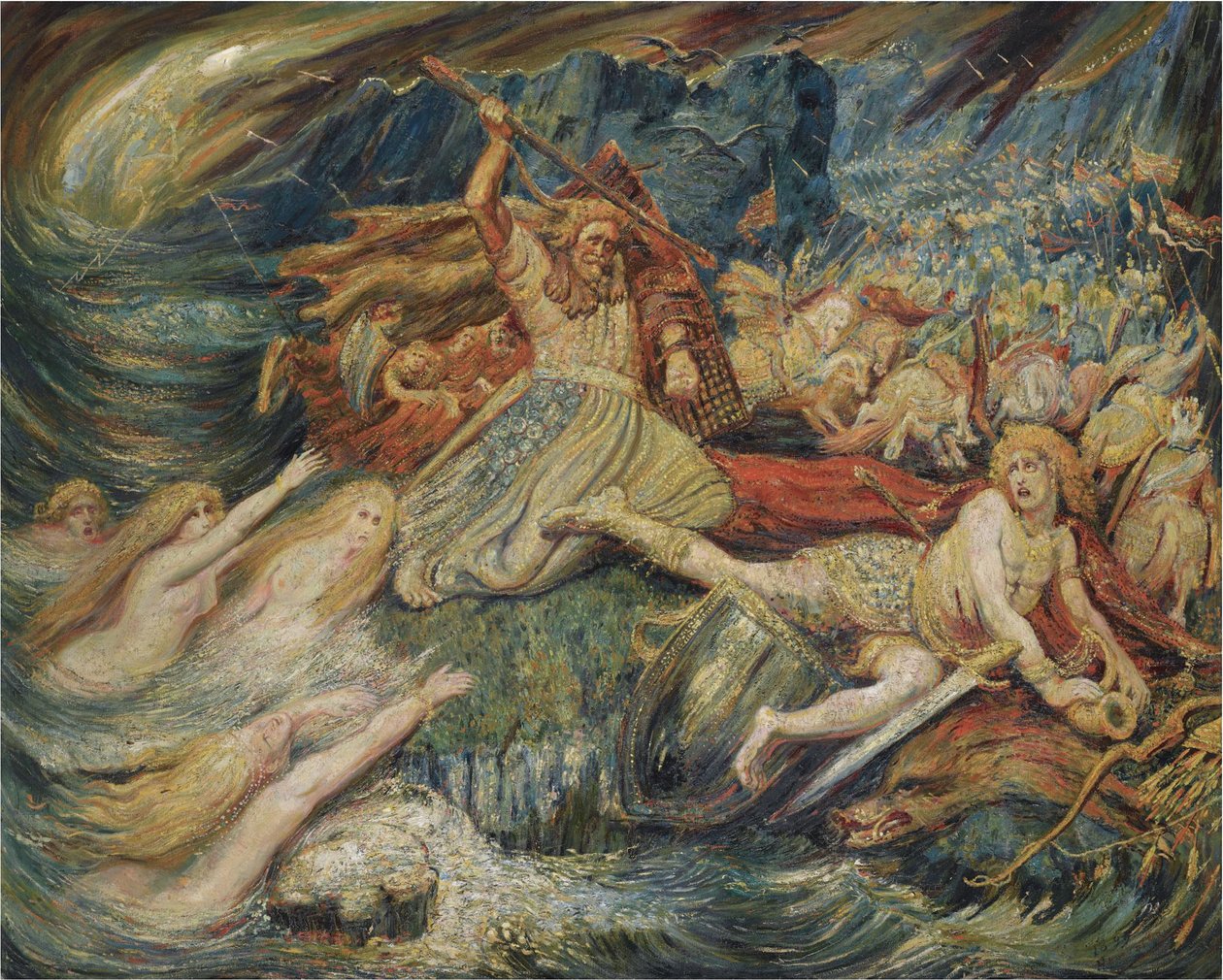 Morte de Siegfried, 1899 de Henry De Groux
