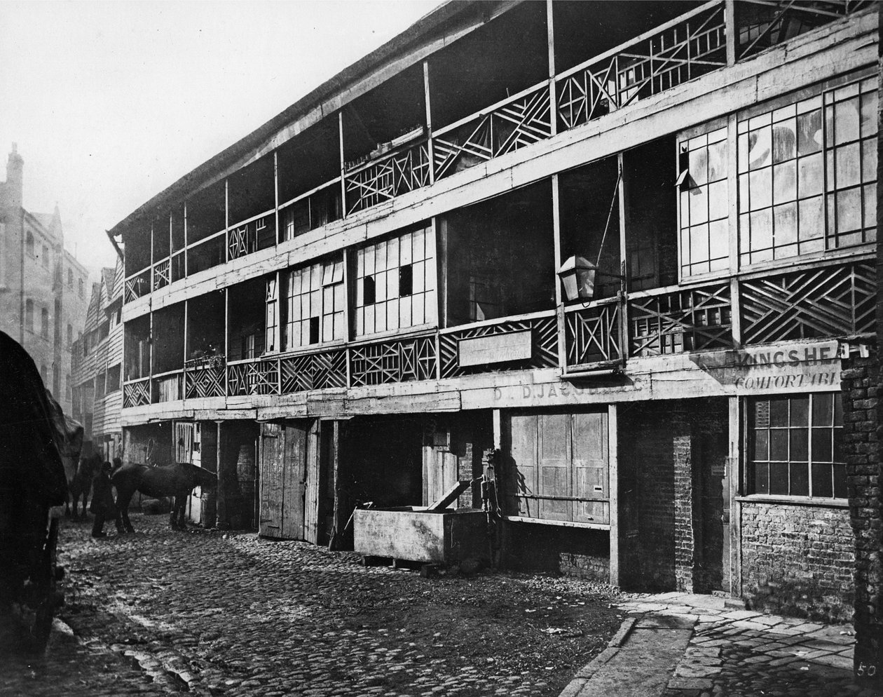 Jarda da cabeça do rei, Southwark, c.1881 de Henry Dixon