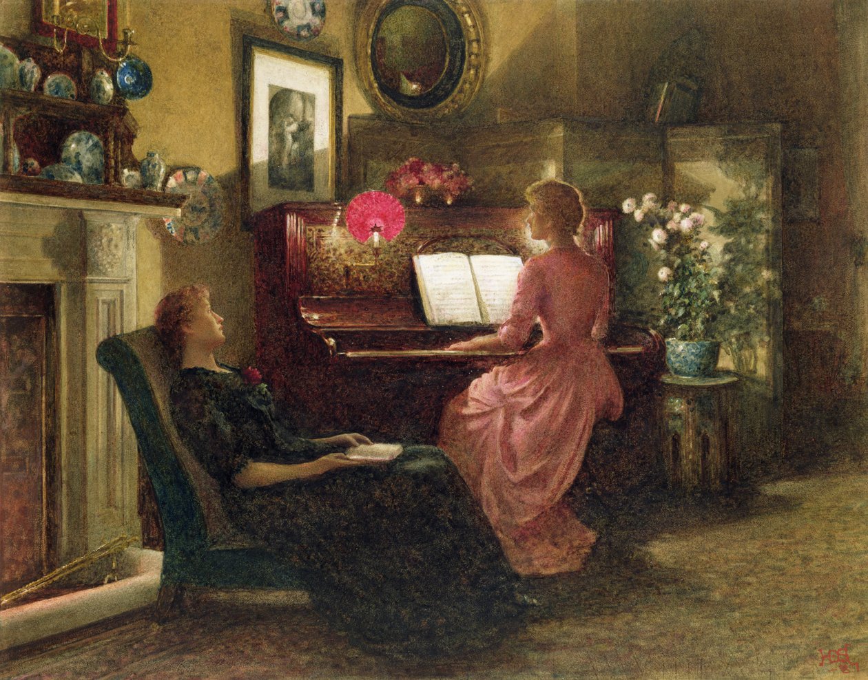 Lar Doce Lar, 1887 (wc) de Henry Dunkin Shepard