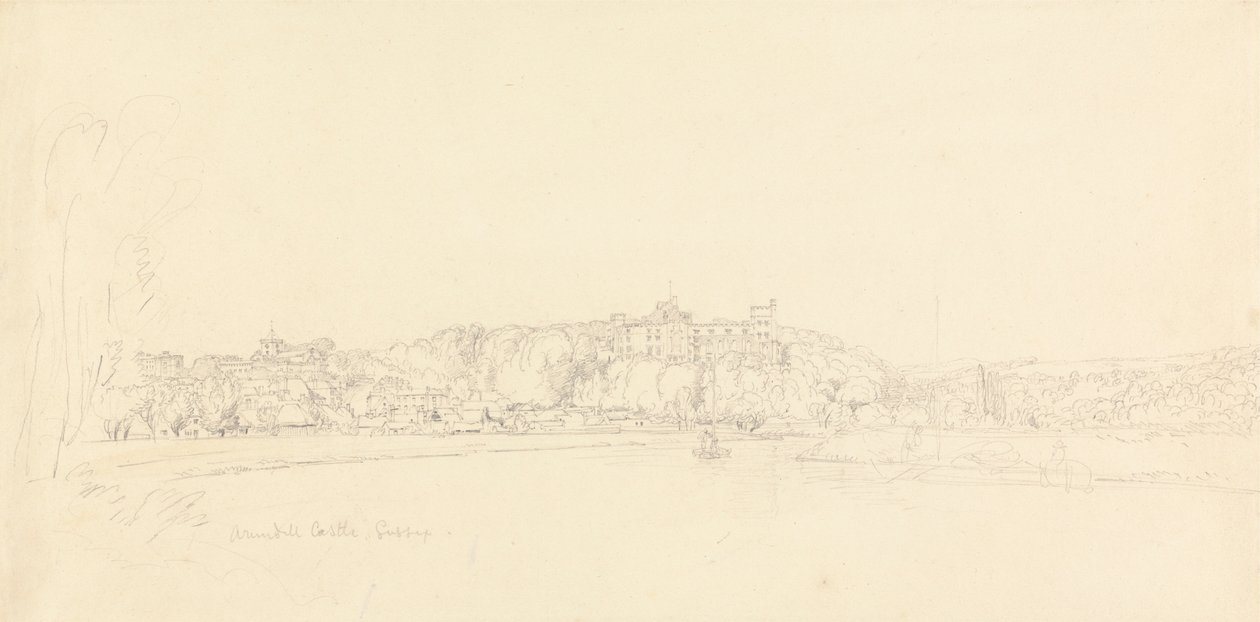 Castelo de Arundel, Sussex de Henry Edridge