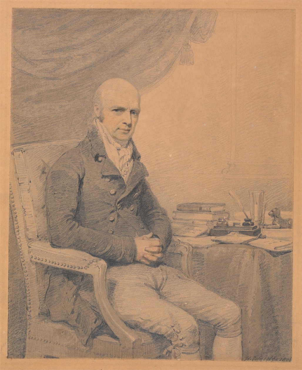 Retrato de Thomas Estcourt Esq. de Estcourt de Henry Edridge