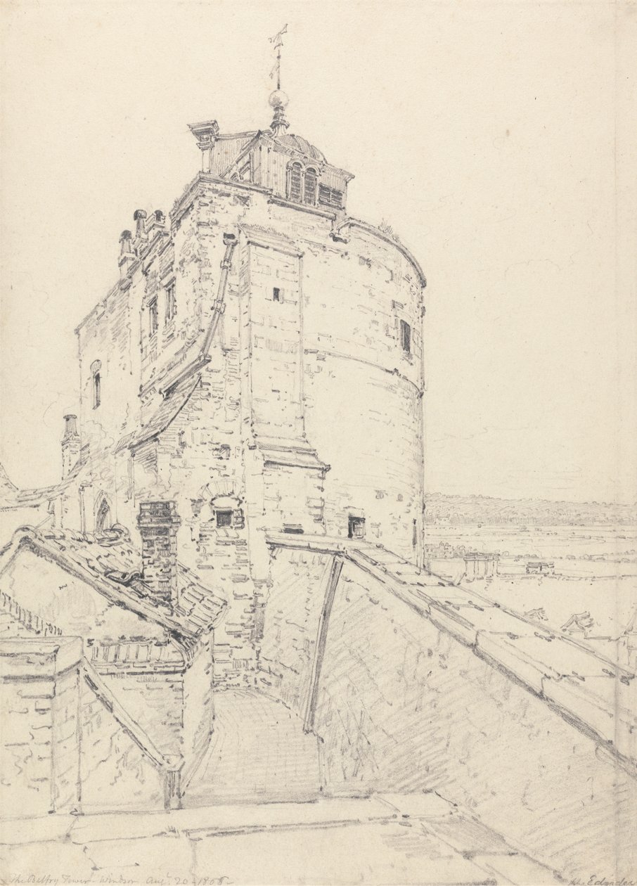 A Torre de recolher obrigatório, Windsor de Henry Edridge
