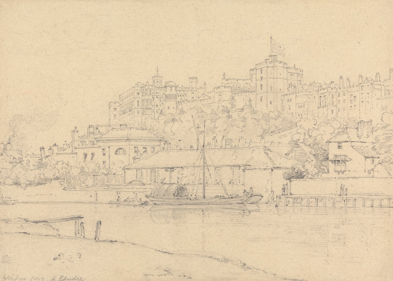 Castelo de Windsor, das Brocas de Henry Edridge