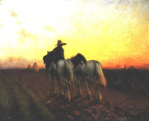 Regresso ao pôr-do-sol de Henry Edward Detmold