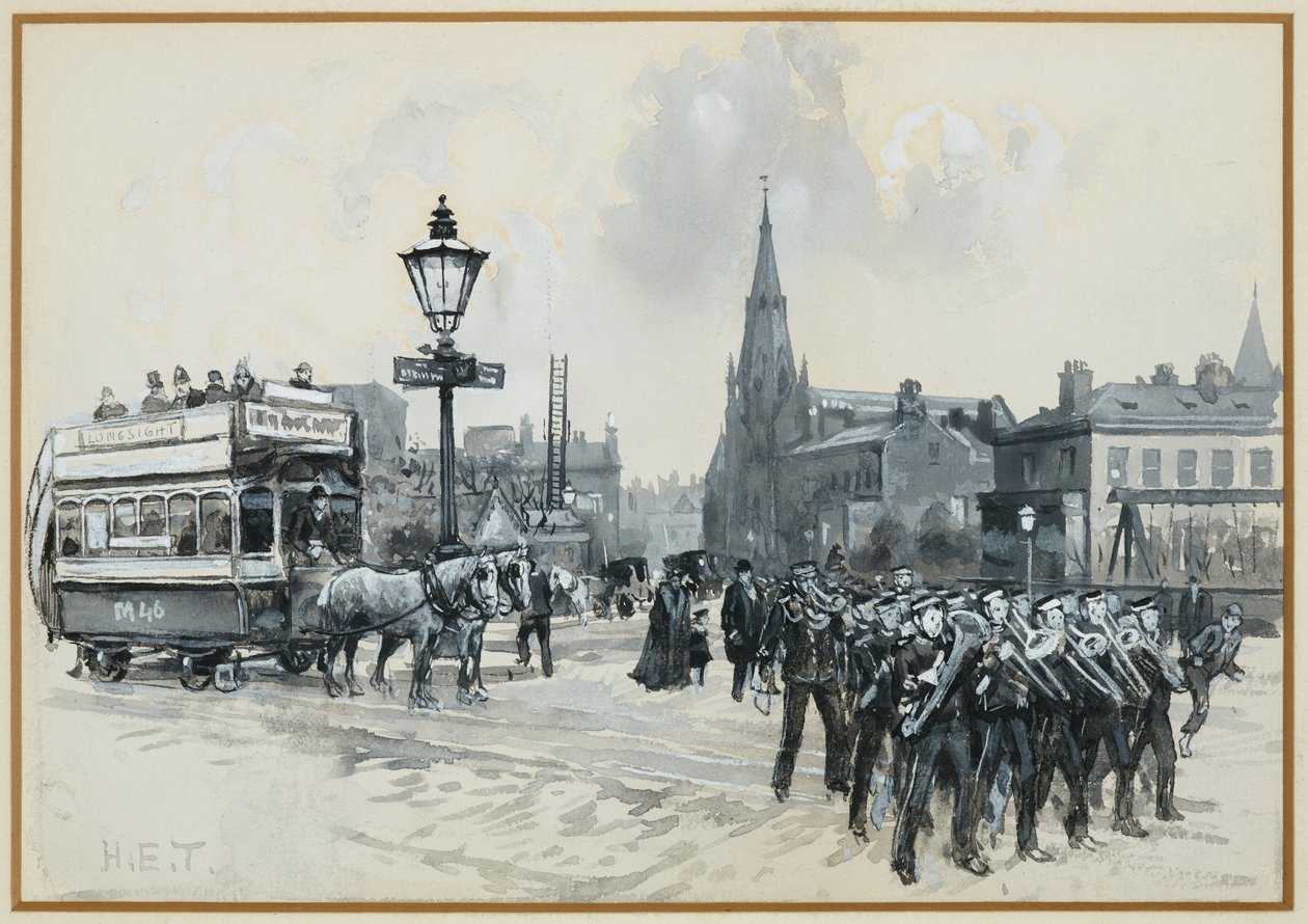 Ardwick Green e Igreja Metodista Livre de Henry Edward Tidmarsh