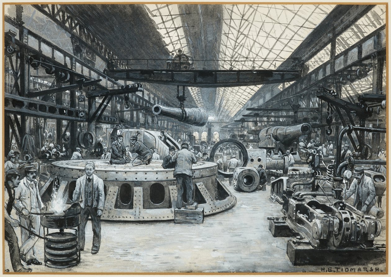 Baía na loja de acessórios de Sir Joseph Whitworth and Co. de Henry Edward Tidmarsh