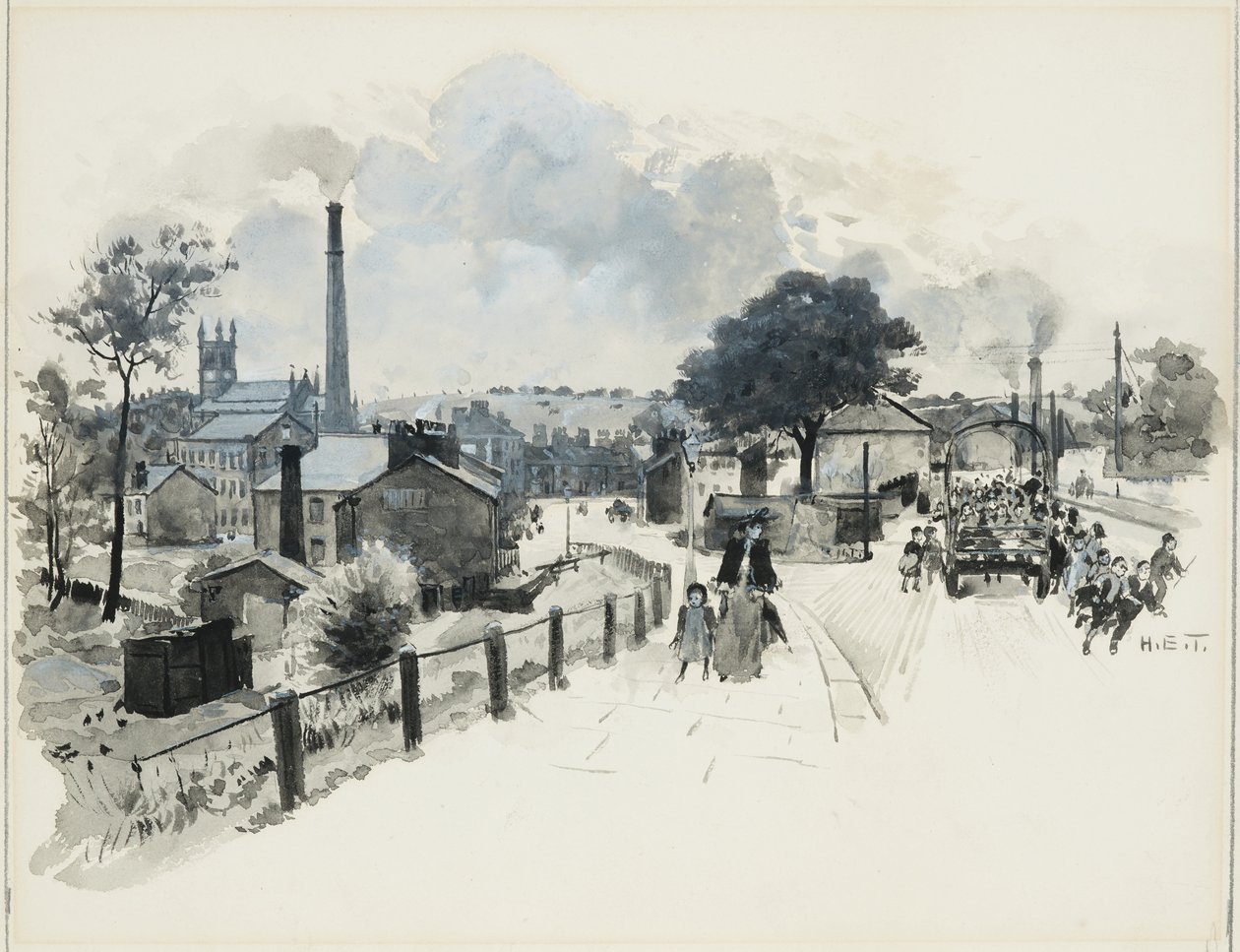 Blackley, Uma viagem de escola a Boggart Hole Clough de Henry Edward Tidmarsh