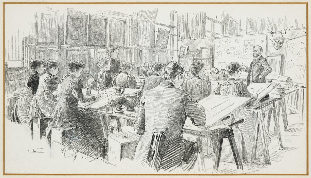 Sala de Desenho, Escola Municipal de Arte de Henry Edward Tidmarsh