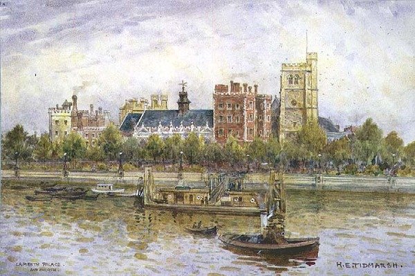 Palácio e Igreja de Lambeth de Henry Edward Tidmarsh