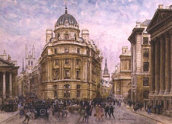 Fora da Mansion House, Londres de Henry Edward Tidmarsh