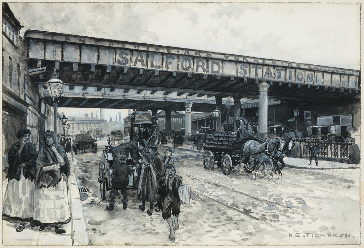 Estação Ferroviária de Salford, New Bailey Street de Henry Edward Tidmarsh