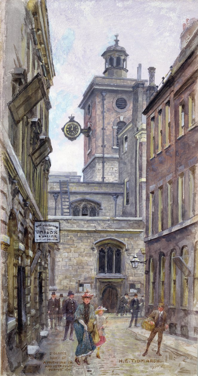 St. Olave&39;s, Hart Street, 1900 de Henry Edward Tidmarsh