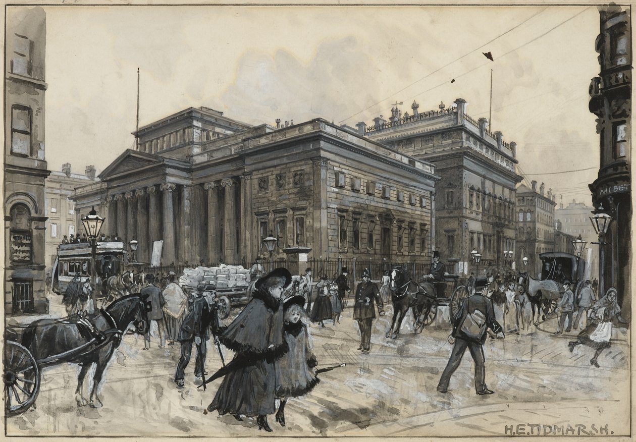 A Galeria de Arte, Mosley Street, e o Ateneu de Henry Edward Tidmarsh