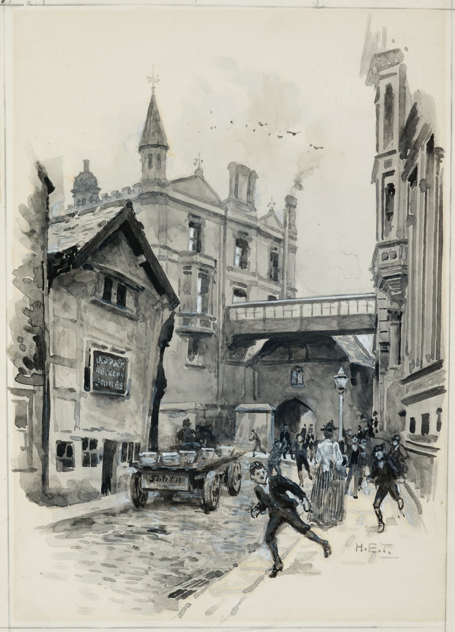 O portal da Grammar School College de Henry Edward Tidmarsh