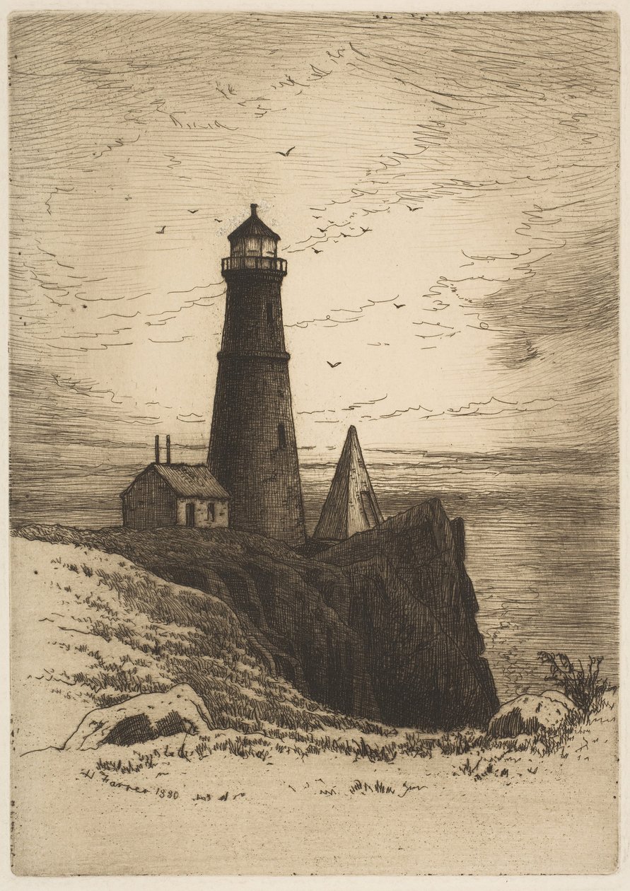 Farol, 1880. de Henry Farrer
